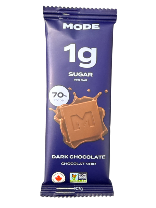 Mode 1G Sugar Dark Chocolate Bar 32G - Canadian Edition