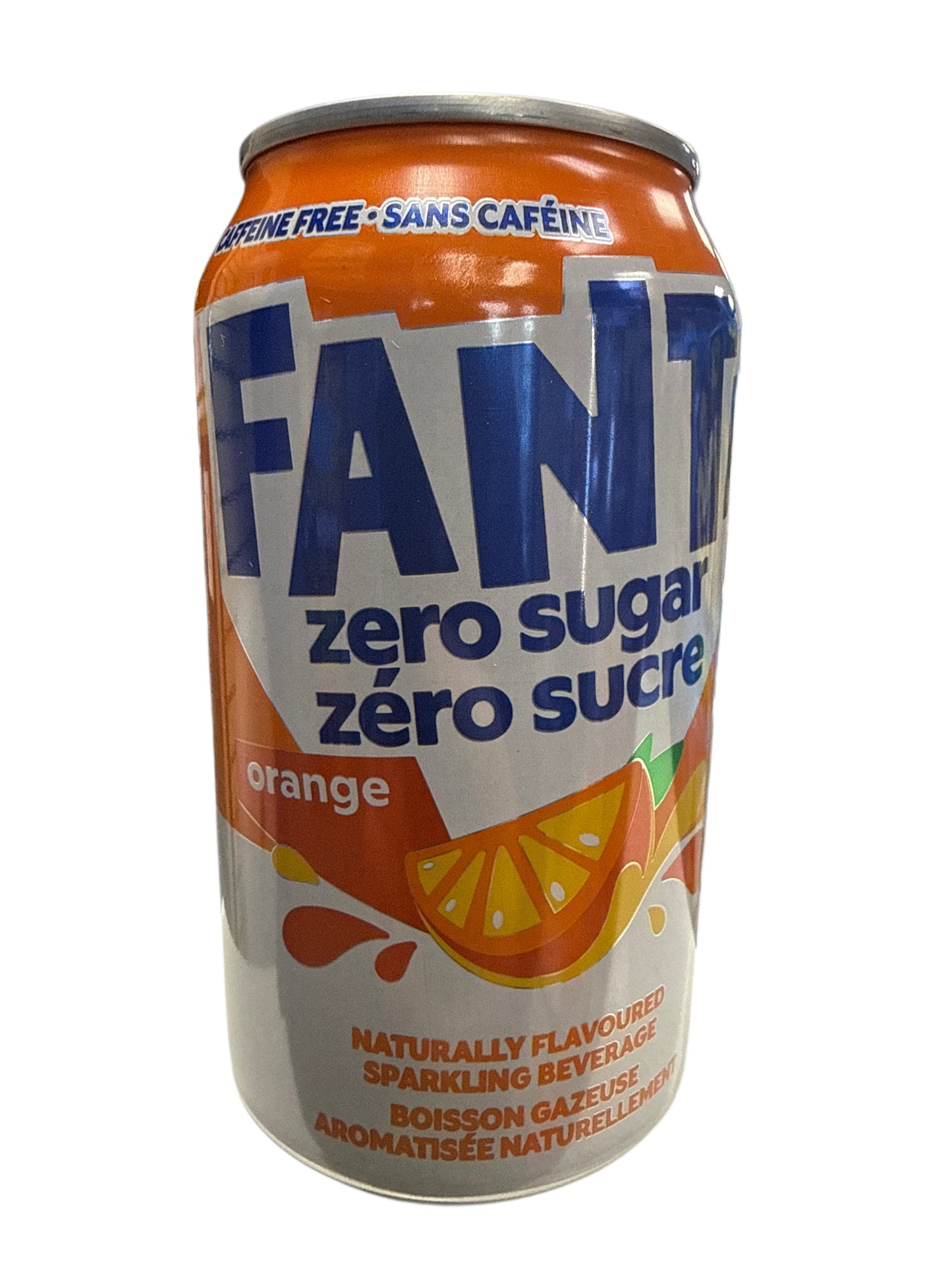 Fanta Zero Sugar Orange Flavored Can 355ML - Canadian Edition