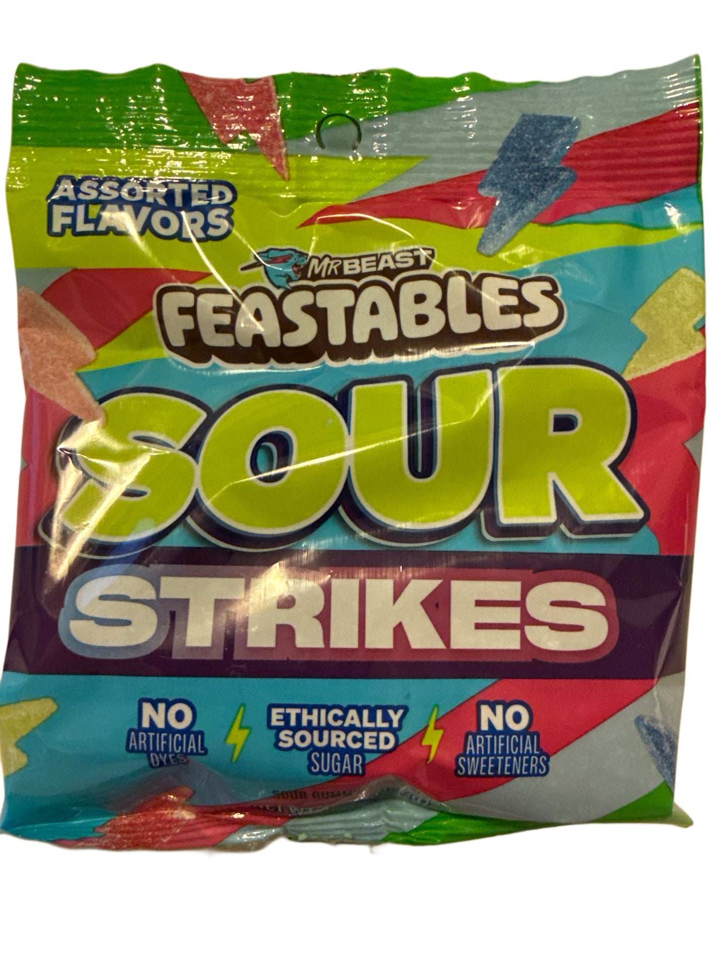 Mr. Beast Feastables Sour Strikes 127G - Édition U.S