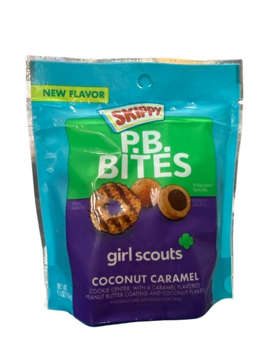 Skippy P.B Bites Girl Scout Coconut Caramel Bites 156G - U.S Edition
