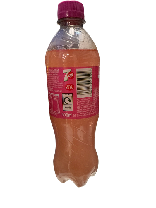 7 Up Pink Lemonade 500 ML - U.K Edition