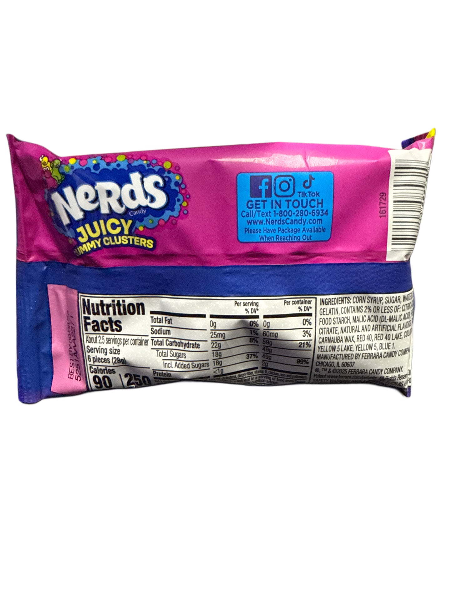 Nerds Juicy Gummy Clusters 75G - U.S Edition