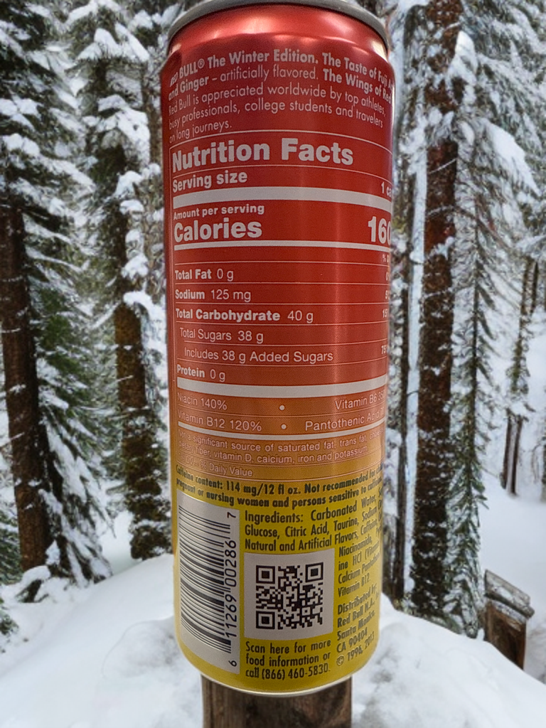 Redbull Energi Fiji Äpple Och Ingefära Smak 355ML - U.S Edition