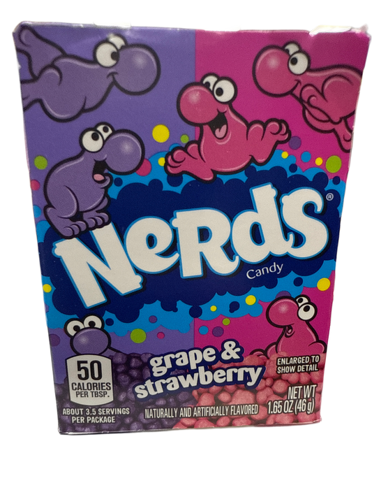 Nerds Grape And Strawberry Candy Box 46G - U.S Edition