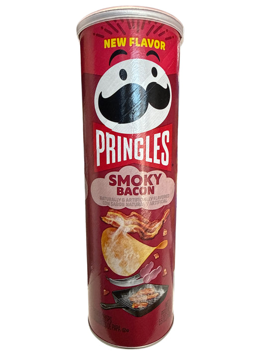 Pringles Smoky Bacon Potato Chips 158G - U.S Edition