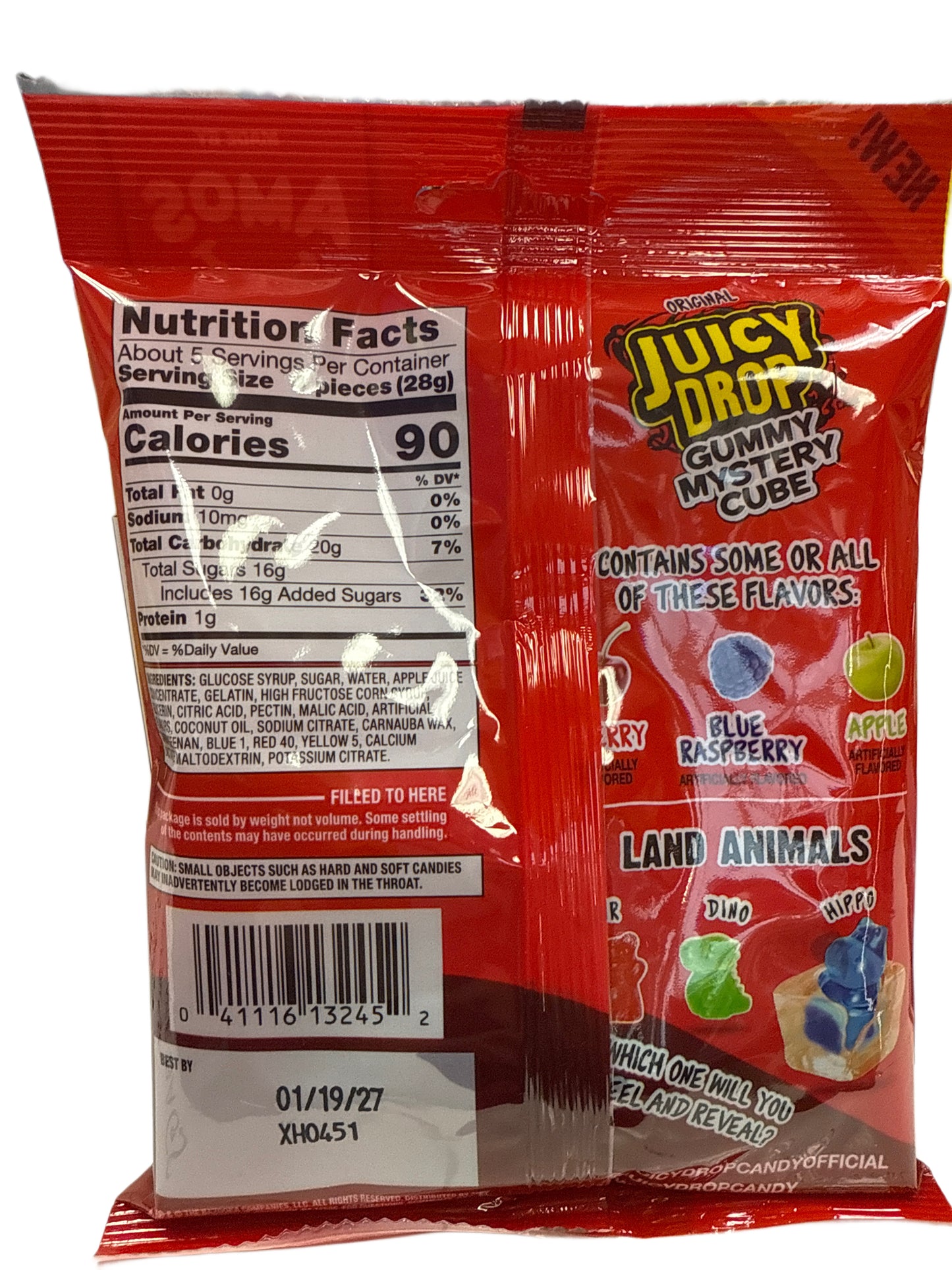 Juicy Drop Gummy Mystery Cube 142G - U.S Edition