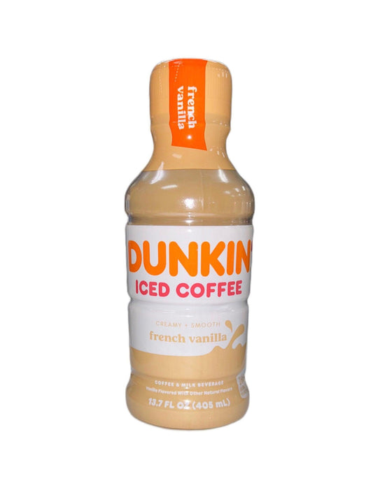 Dunkin' Iced Coffee French Vanilla Drink - Extreme Snacks