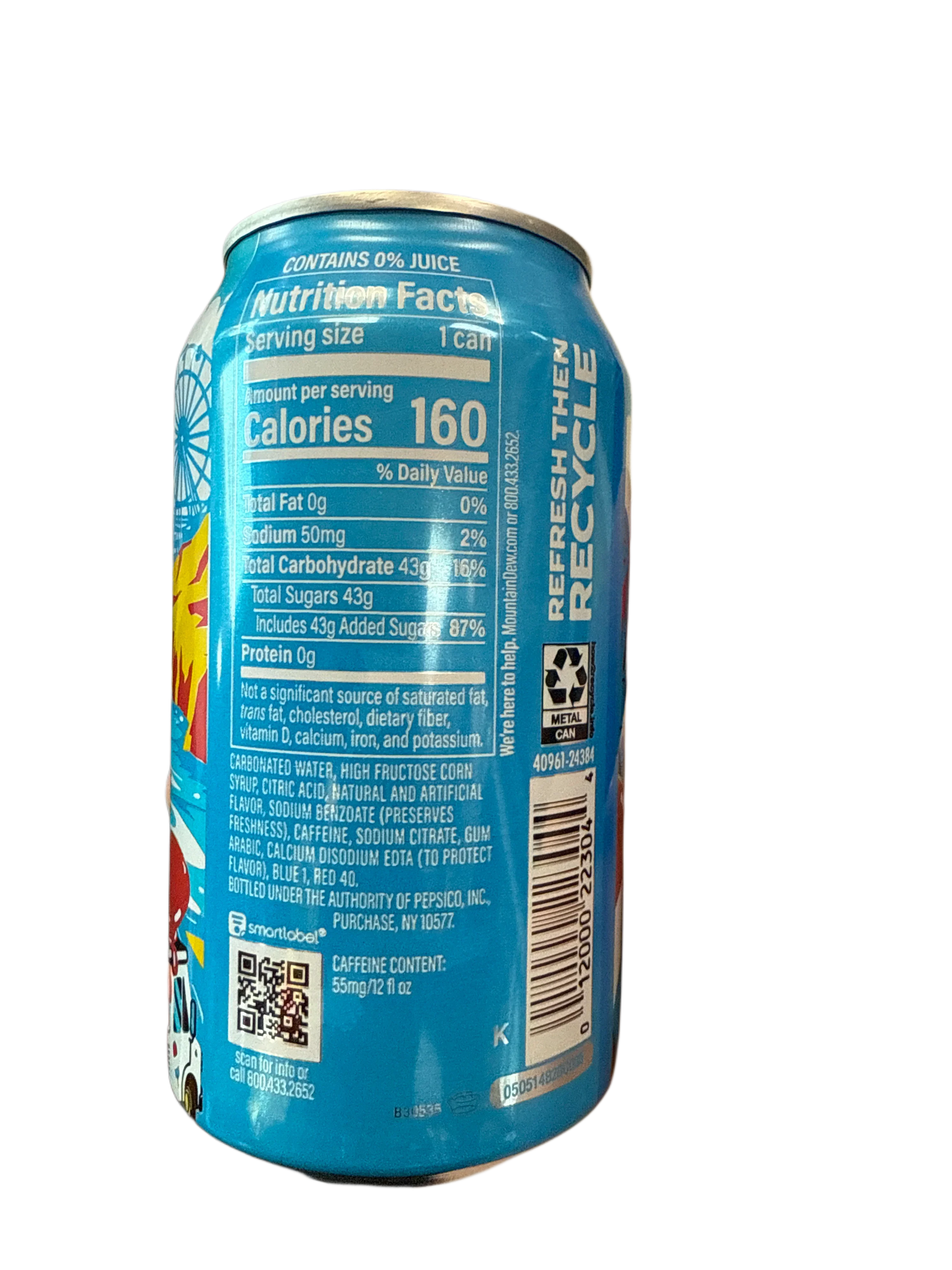 Mountain Dew Summer Freeze Can - 355 mL