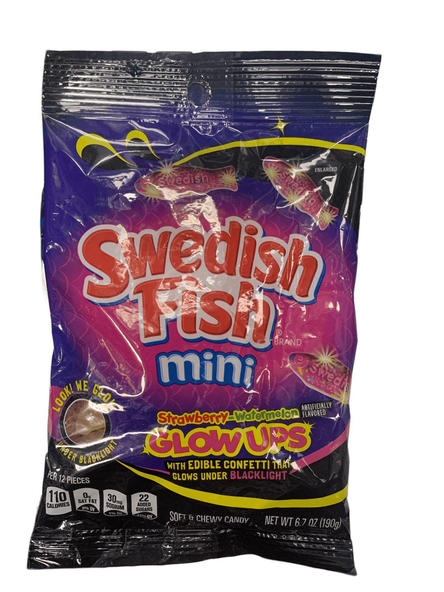 Swedish Fish Glow Ups 6.7OZ - Mexico Edition