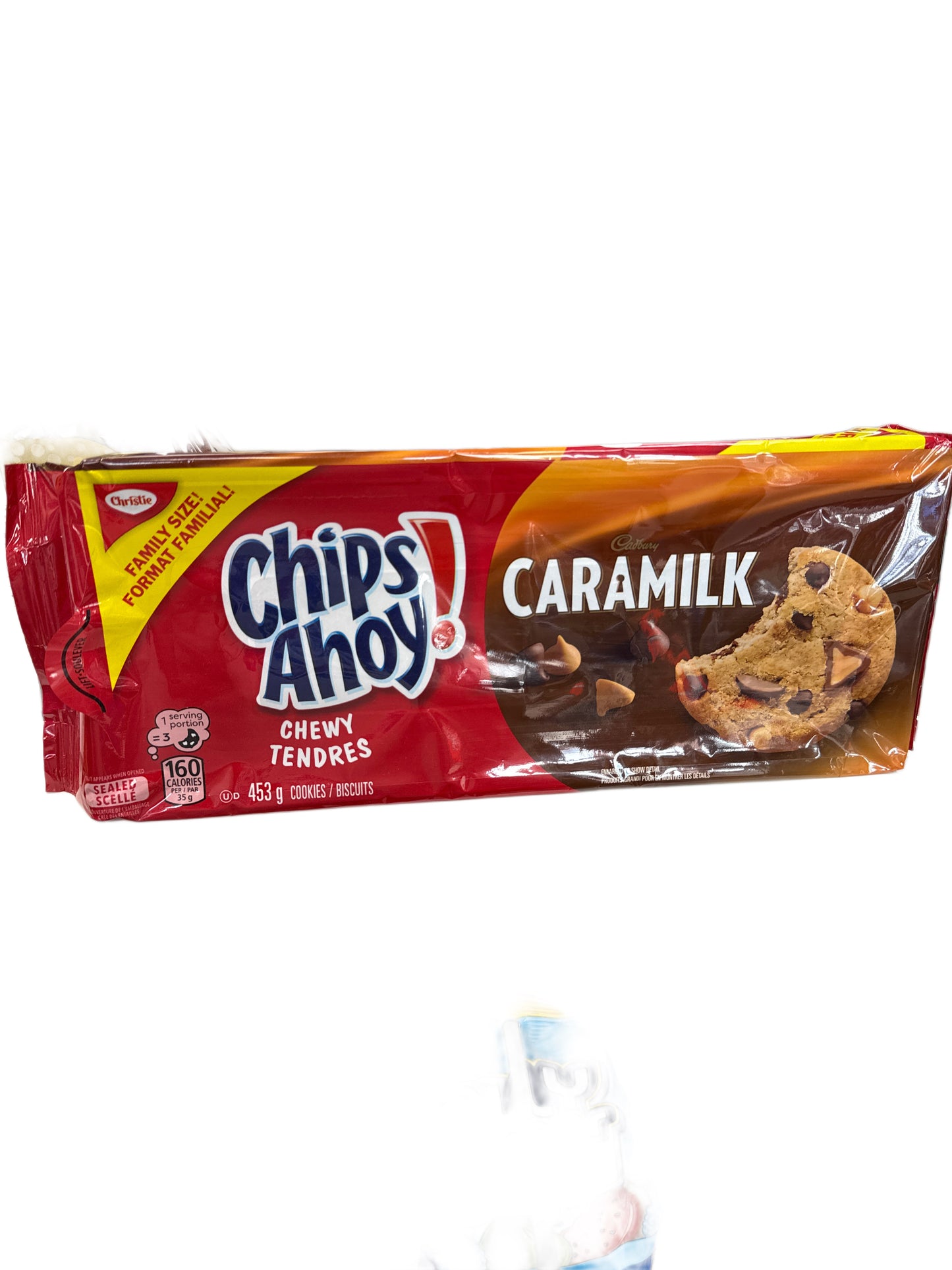 Chips Ahoy Chewy Tendres Taille Familiale Cadbury Caramilk Saveur 453G - Édition Canadienne