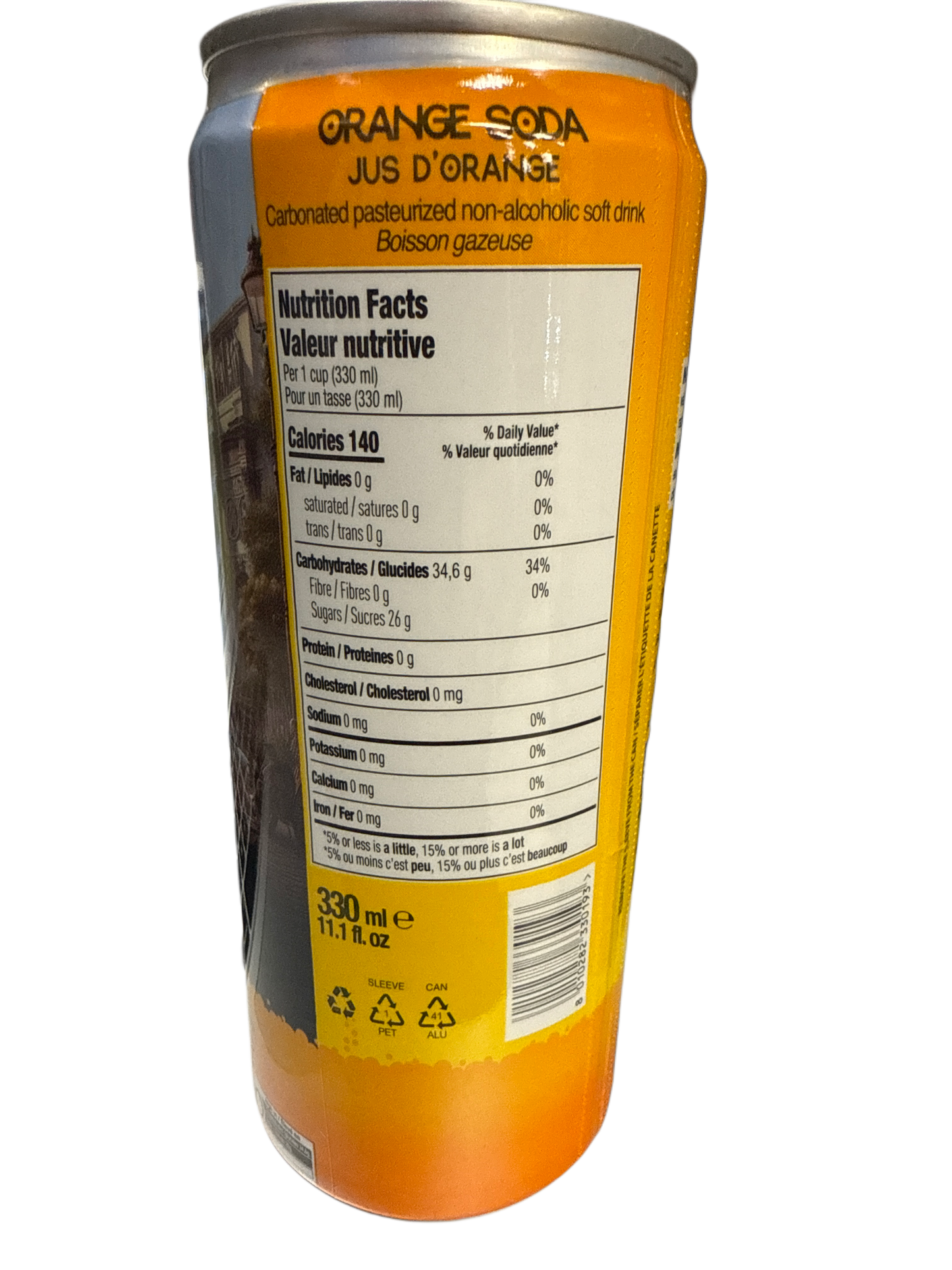 La Dolce Vita Orangenlimonade 330ML - Italienische Ausgabe