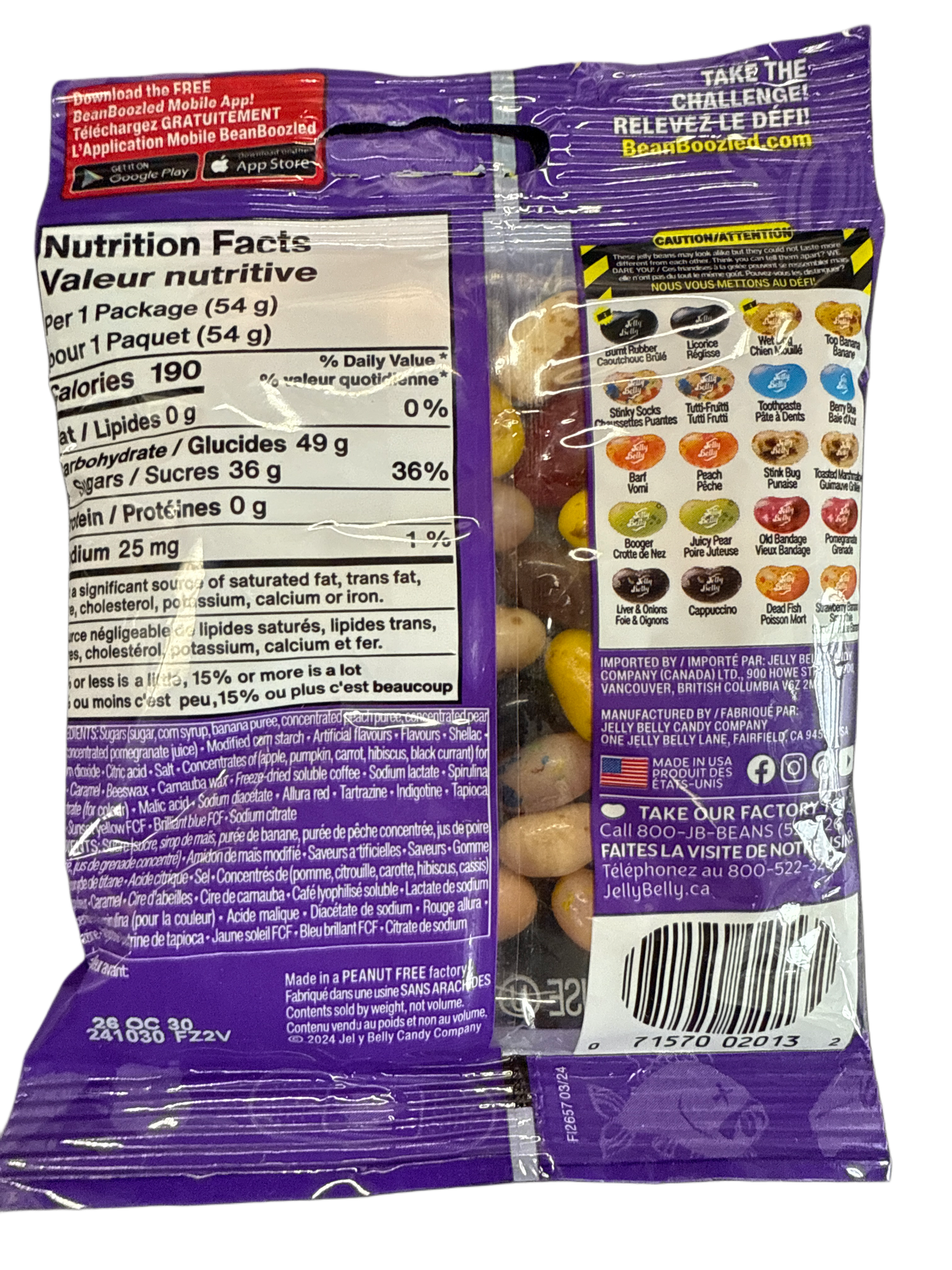 Jelly Belly Bean Boozled 54G - U.S Edition