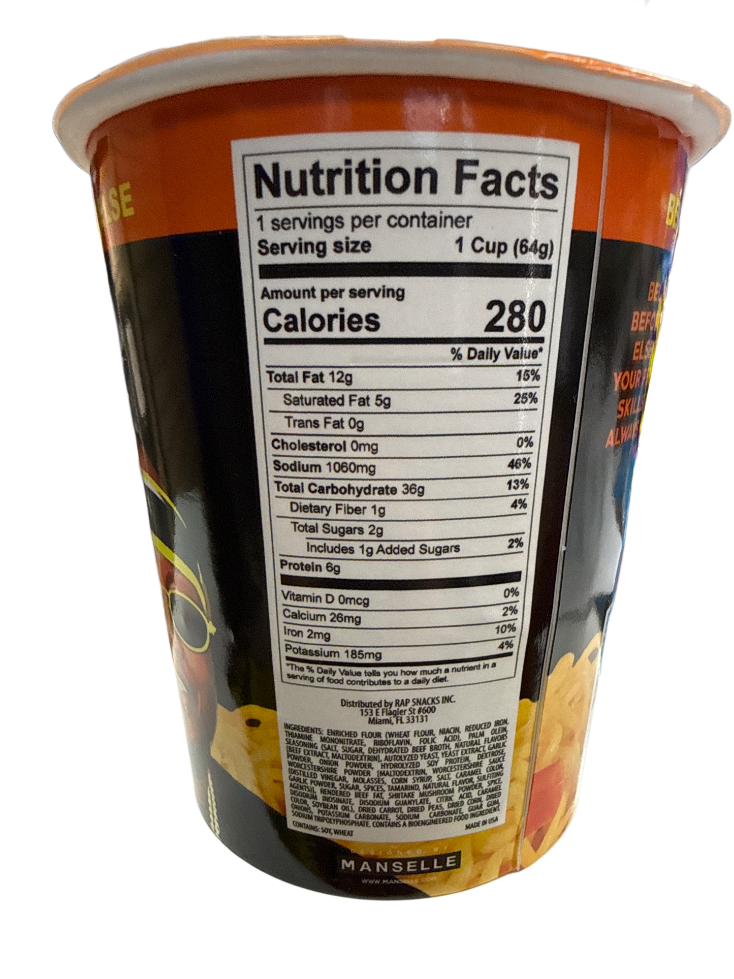 Rap Snacks E-40 Tăiței cu aromă de coaste de vită prime rib 64G - Ediția SUA