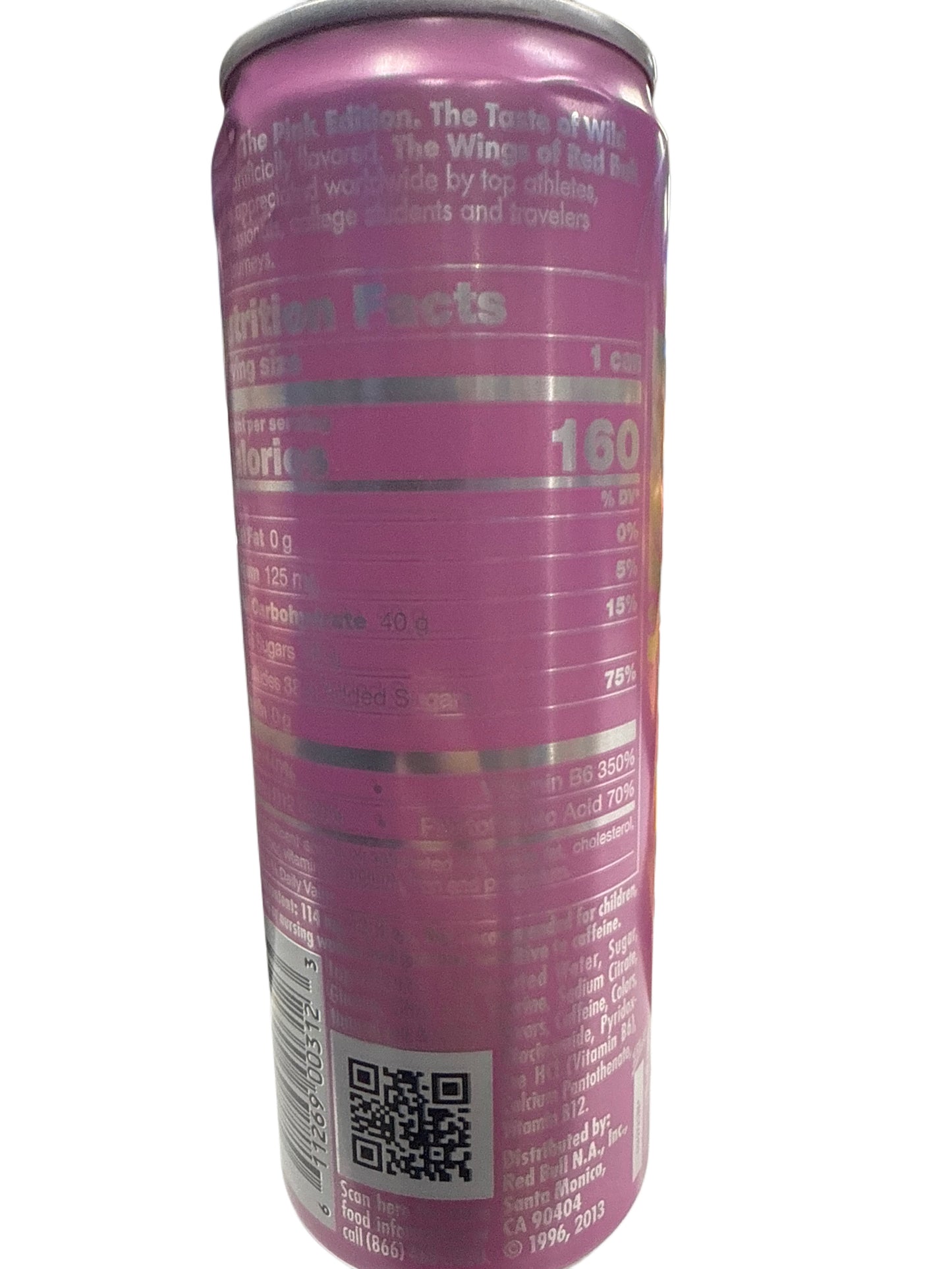Bebida Energética Red Bull Edición Rosa Bayas Silvestres 355ML - Edición EE. UU.