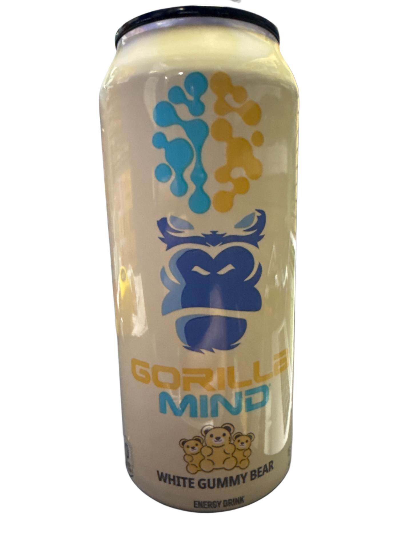 Bebida Energética Gorilla Minds White Gummy Bear 473ML - Edición EE. UU.
