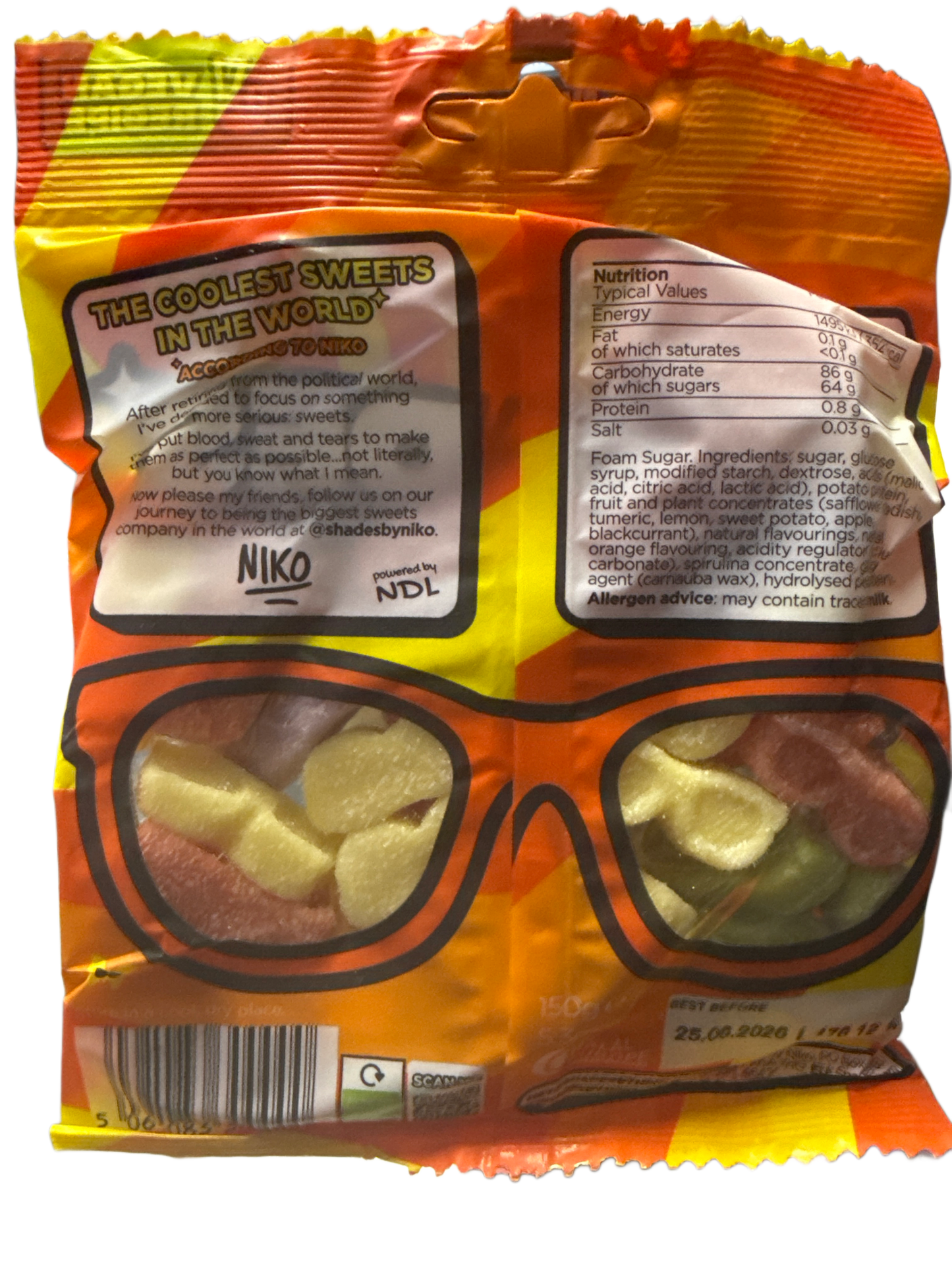 Shades By Niko Tropical Blast Flavour 50G - U.K Edition