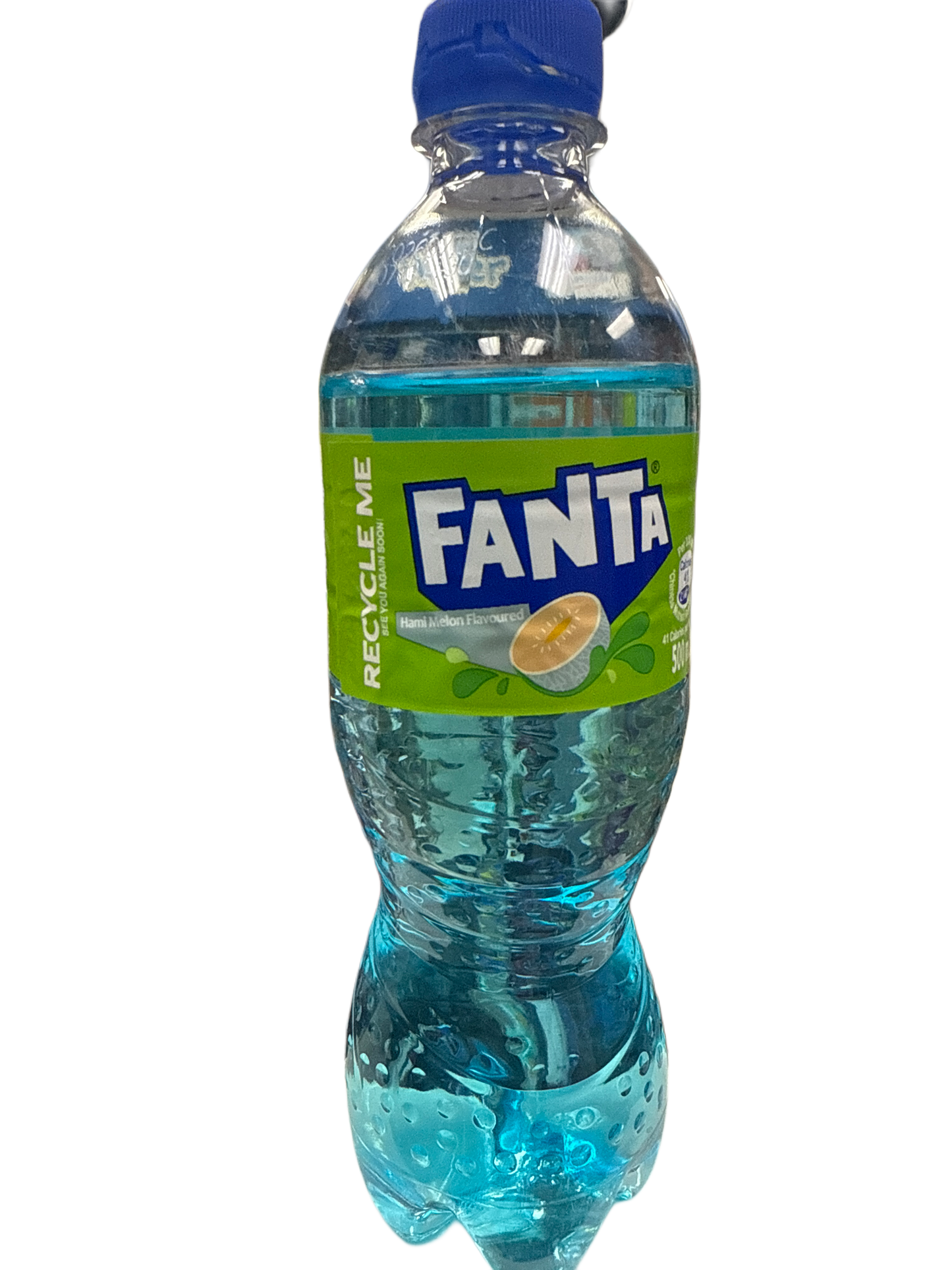 Botella de 500ML con sabor a melón Hami Fanta - Edición China