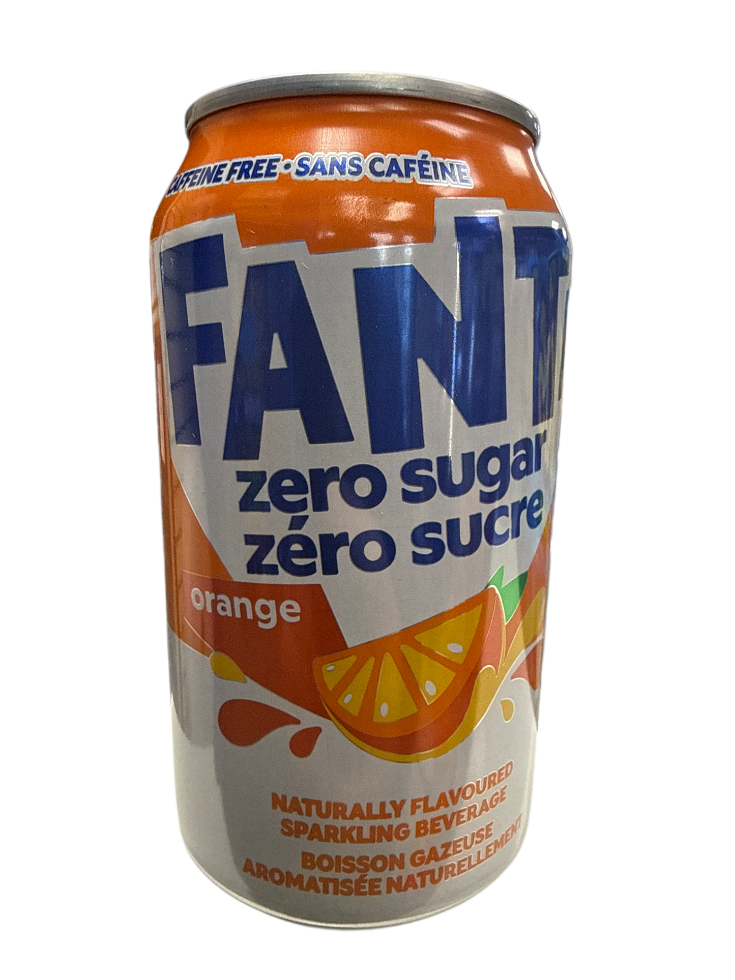 Fanta Zero Sugar Orange Flavored Can 355ML - Canadian Edition