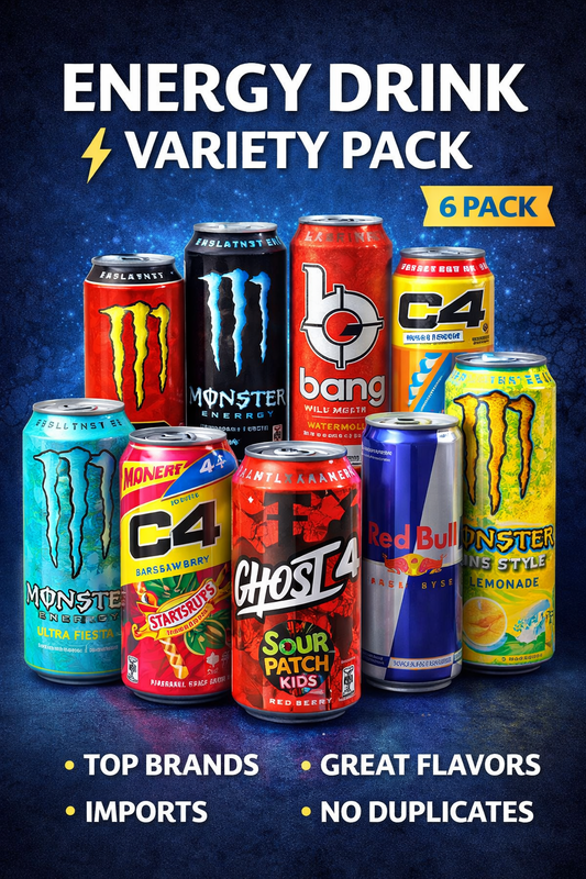 Energy Drink Mystery Bundle – Ultimate Energy Pack ⚡