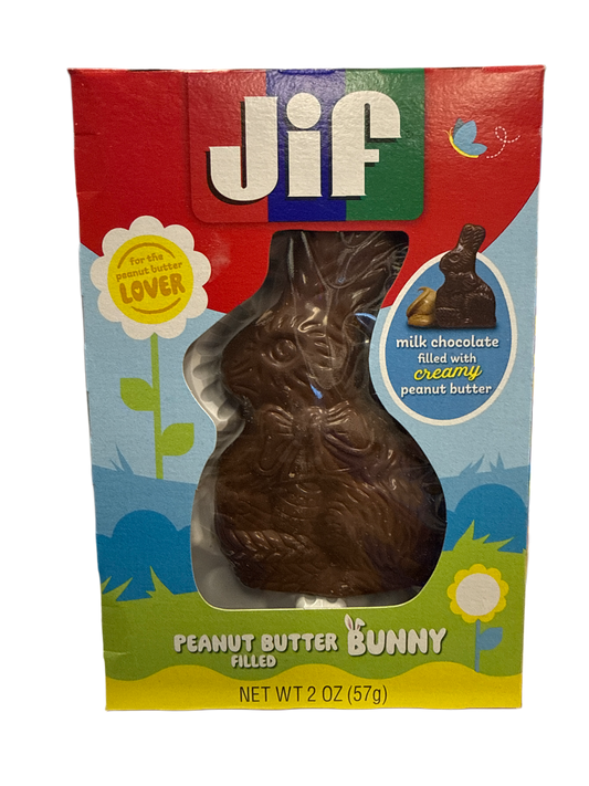 Jif Easter Chocolate Peanut Butter Bunny 57G - U.S Edition