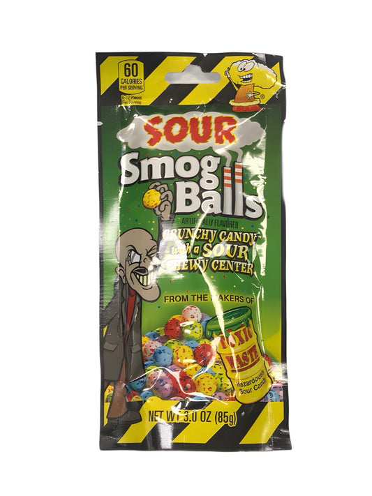 Toxic Waste Sour Smog Balls - Extreme Snacks