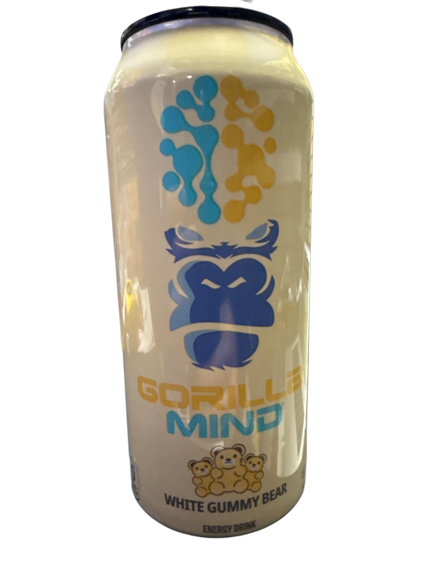Bebida Energética Gorilla Minds White Gummy Bear 473ML - Edición EE. UU.