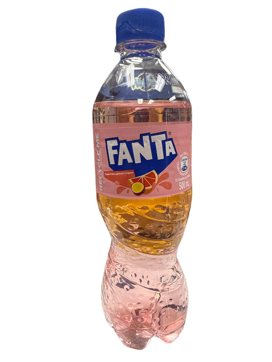 Fanta Passion Fruit Grape Fruit Flavoured Flavoured Bottle 500ML - China Edition