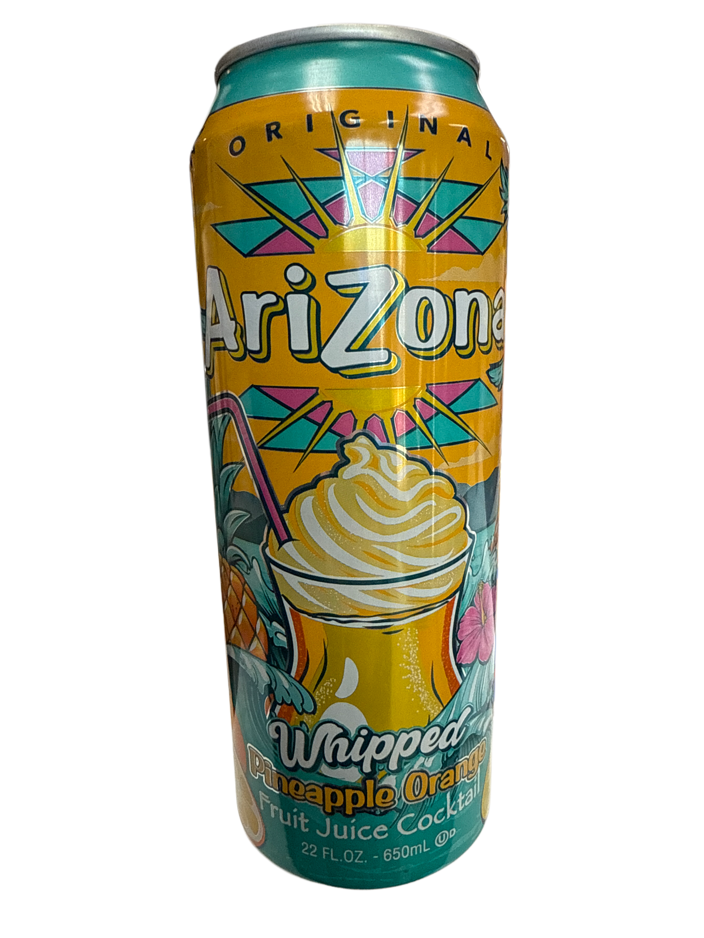 Arizona saveur ananas orange fouettée 650ML - Édition U.S