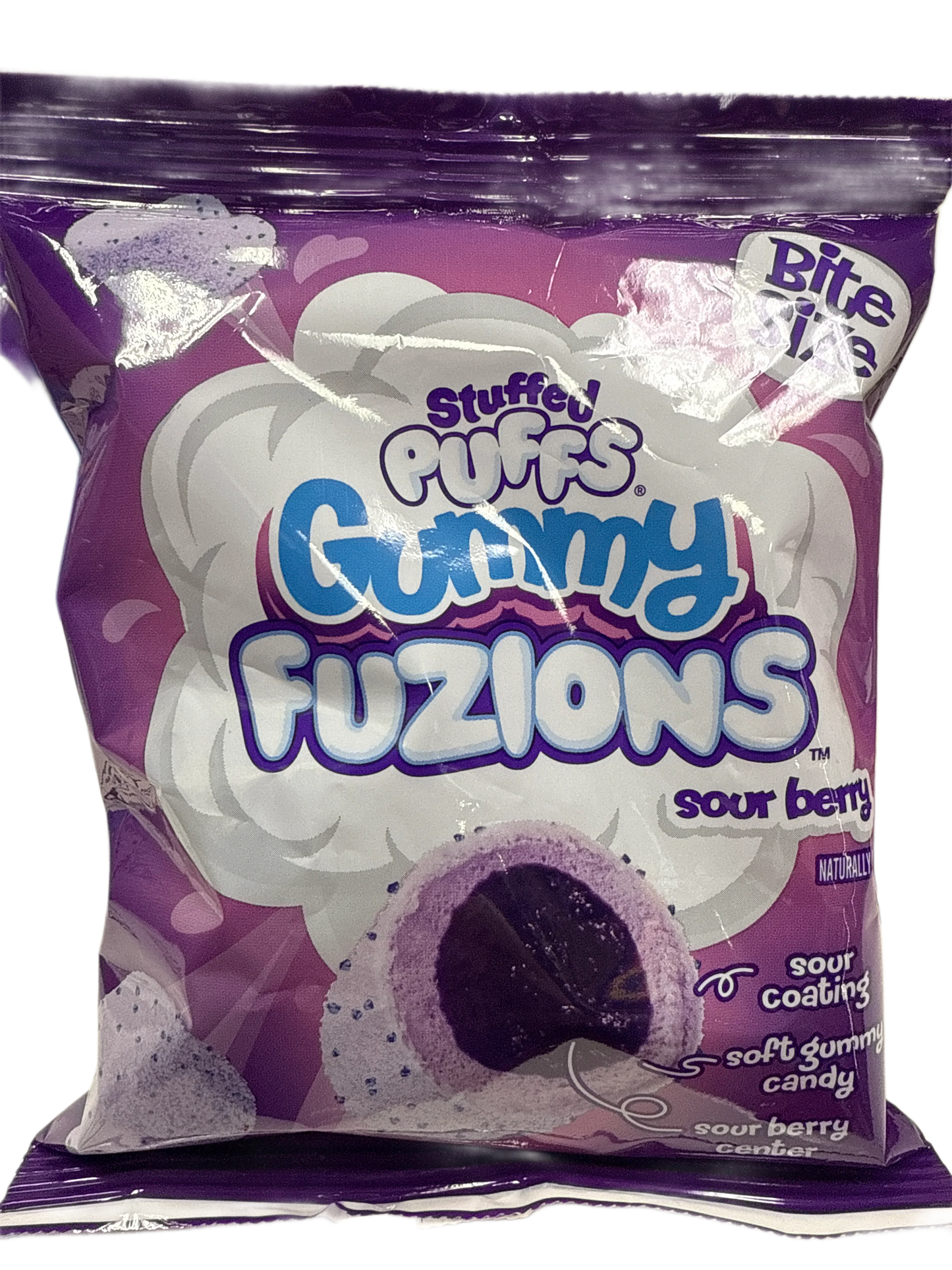 Stuffed Puffs Gummy Fuzions Marshmallow Acido ai Frutti di Bosco 123G – Edizione USA