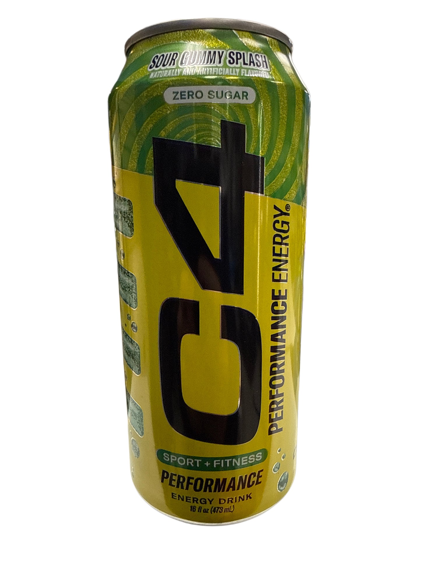 مشروب طاقة بنكهة الحلوى الحامضة الخالية من السكر سي4 سبلاتش 473 مل - النسخة الأمريكية