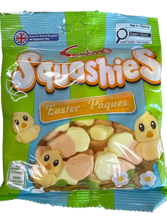 Squashies Easter Chicks Candy 160G - U.K Edition