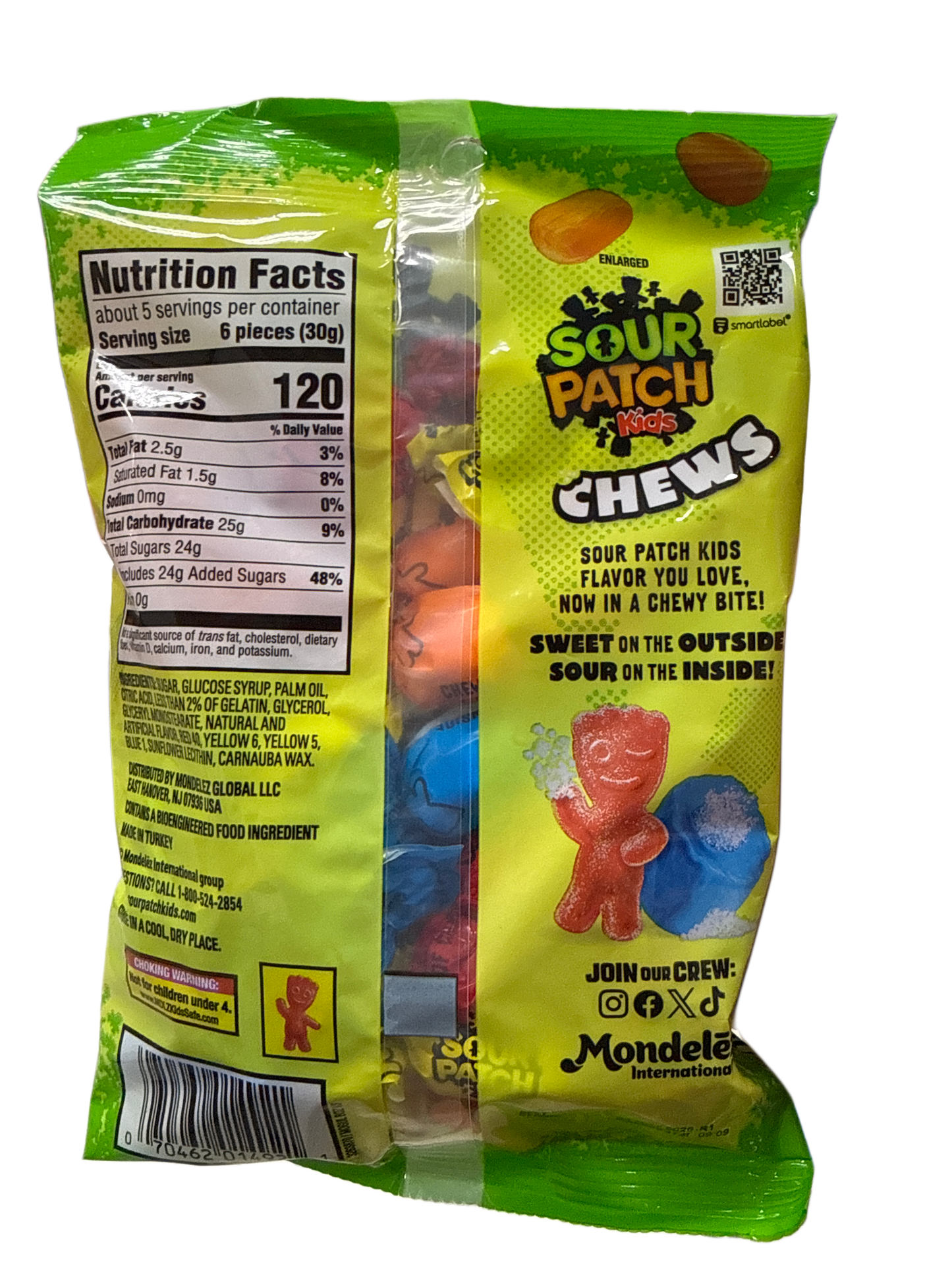 Sour Patch Kids Suriga Tuggisar 145G - Turkietutgåva