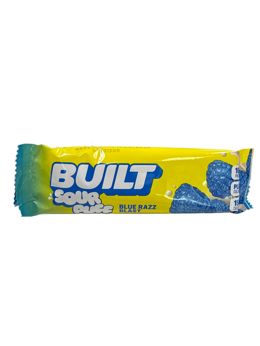 Built Sour Puff Blue Razz Blast 16 Gram Protein Bar 41G - U.S Edition
