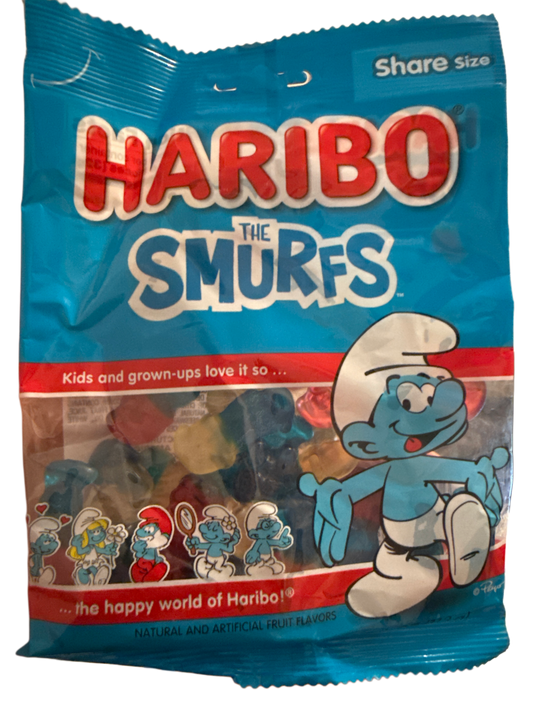 Haribo Smurfs Gummy Candy 113G - Turkey Edition