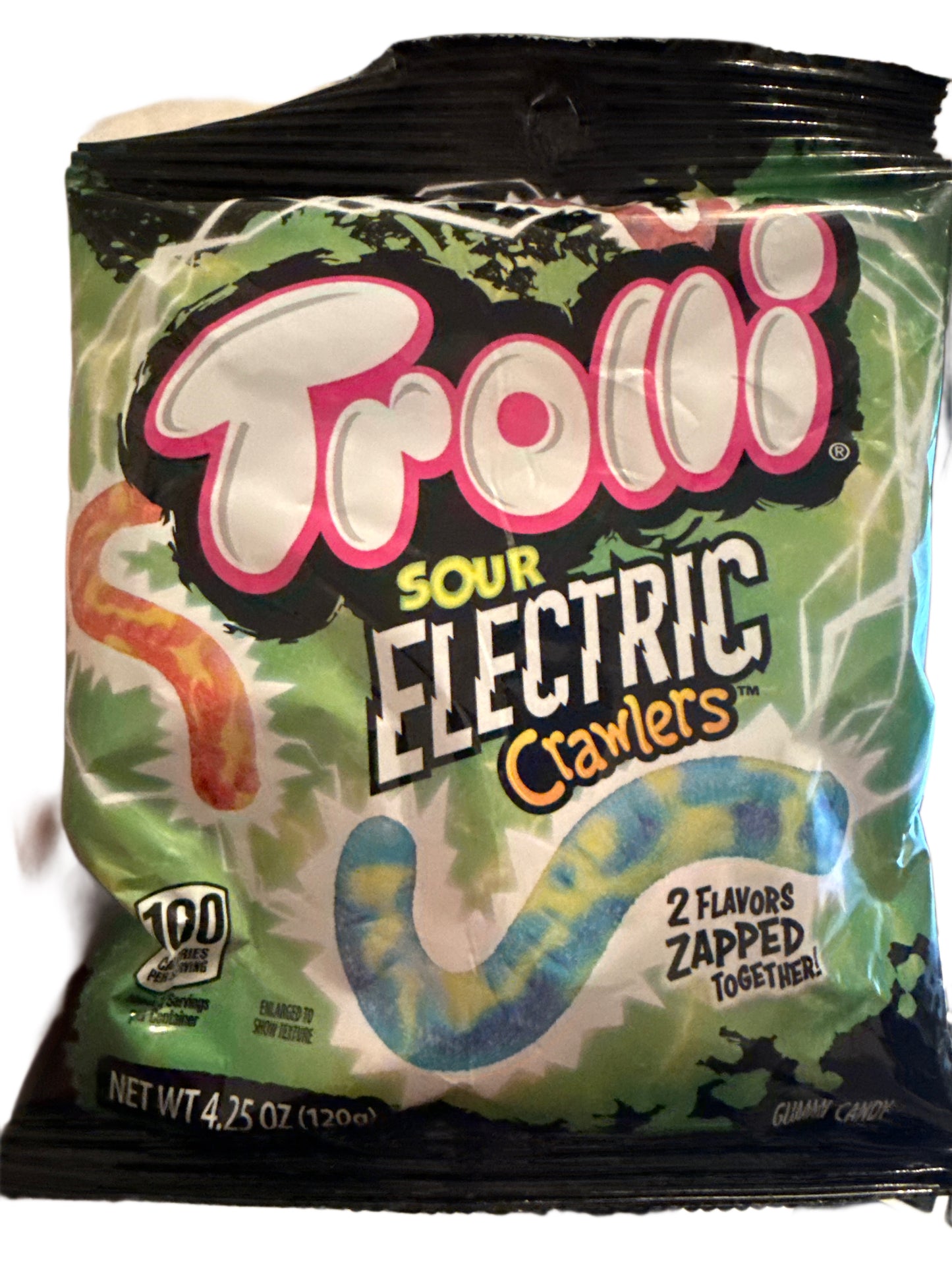 Trolli Saure Elektrische Krabbeltiere Weingummi 120G - US-Ausgabe
