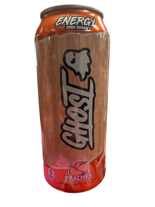 Ghost Zero Sugar Peaches Energy Drink 473ML - U.S Ediition