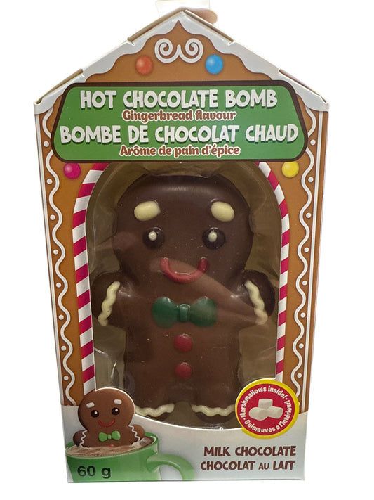 Heiße Schokolade Bombe Weihnachts Lebkuchen Geschmack 60G - U.S. Ausgabe