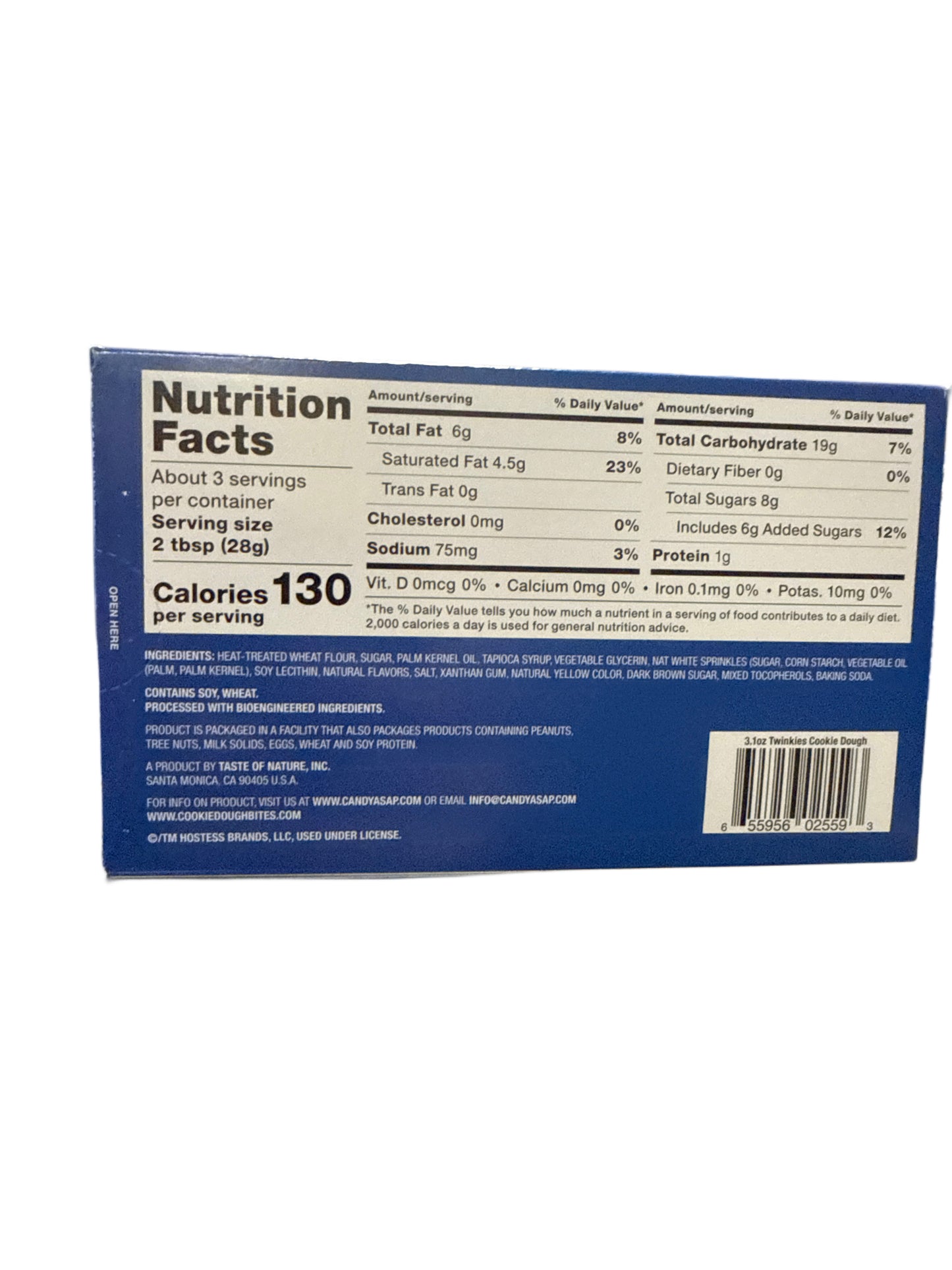 Hostess Twinkies Cookie Dough Bites 88G - U.S Edition