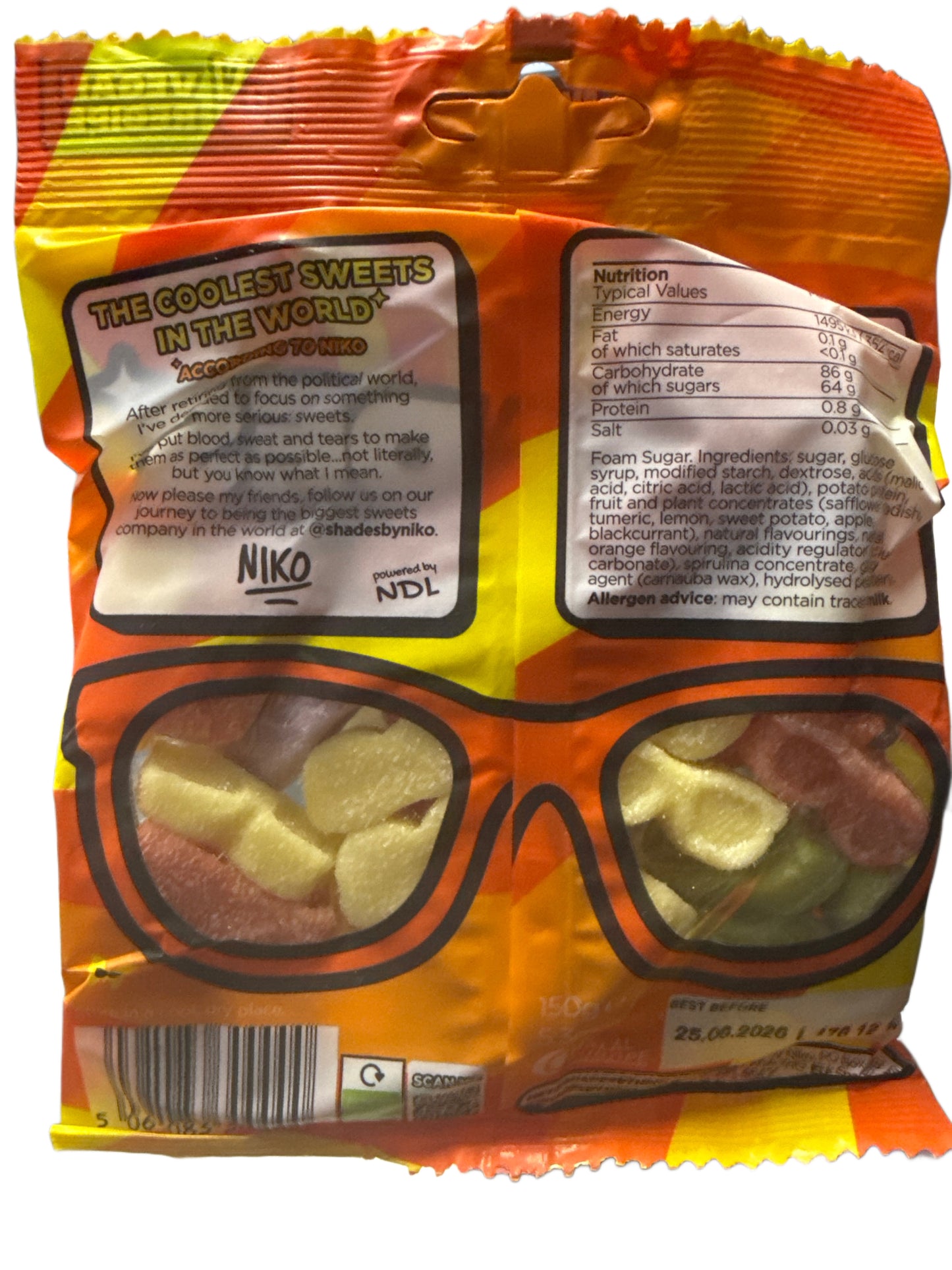 Shades By Niko Tropical Blast Flavour 50G - U.K Edition