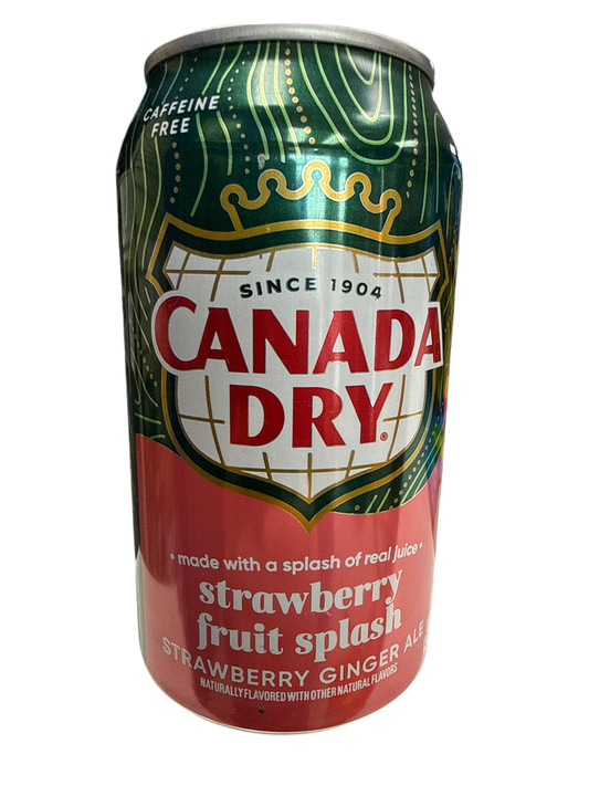 Canada Dry Strawberry Fruit Splash 355ML - U.S Edition