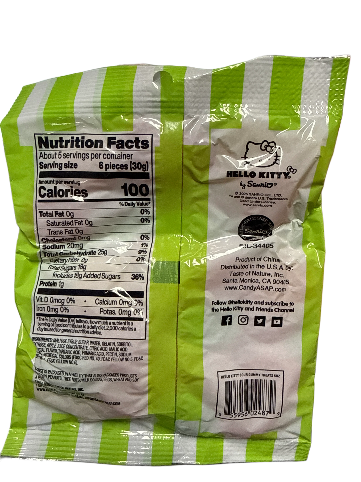 Hello Kitty Saure Gummibonbons 142G – US-Ausgabe