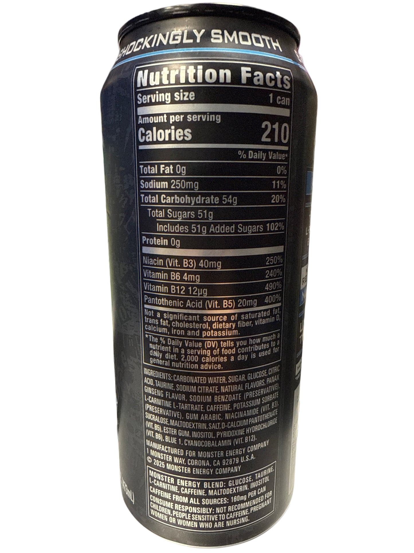 Monster Energy Aromă Electric Blue 473ML - Ediție SUA