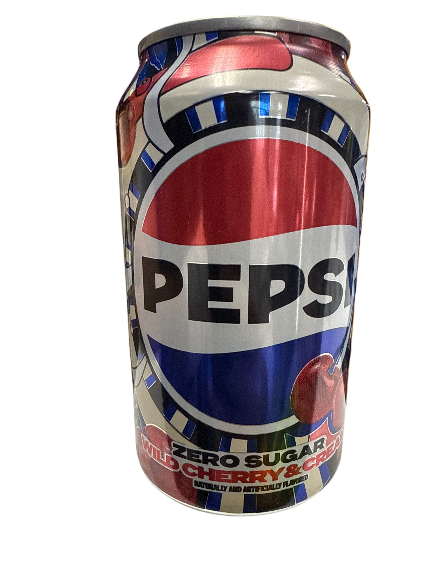 Pepsi Zero Sugar Wild Cherry And Cream 355ML - U.K Edition