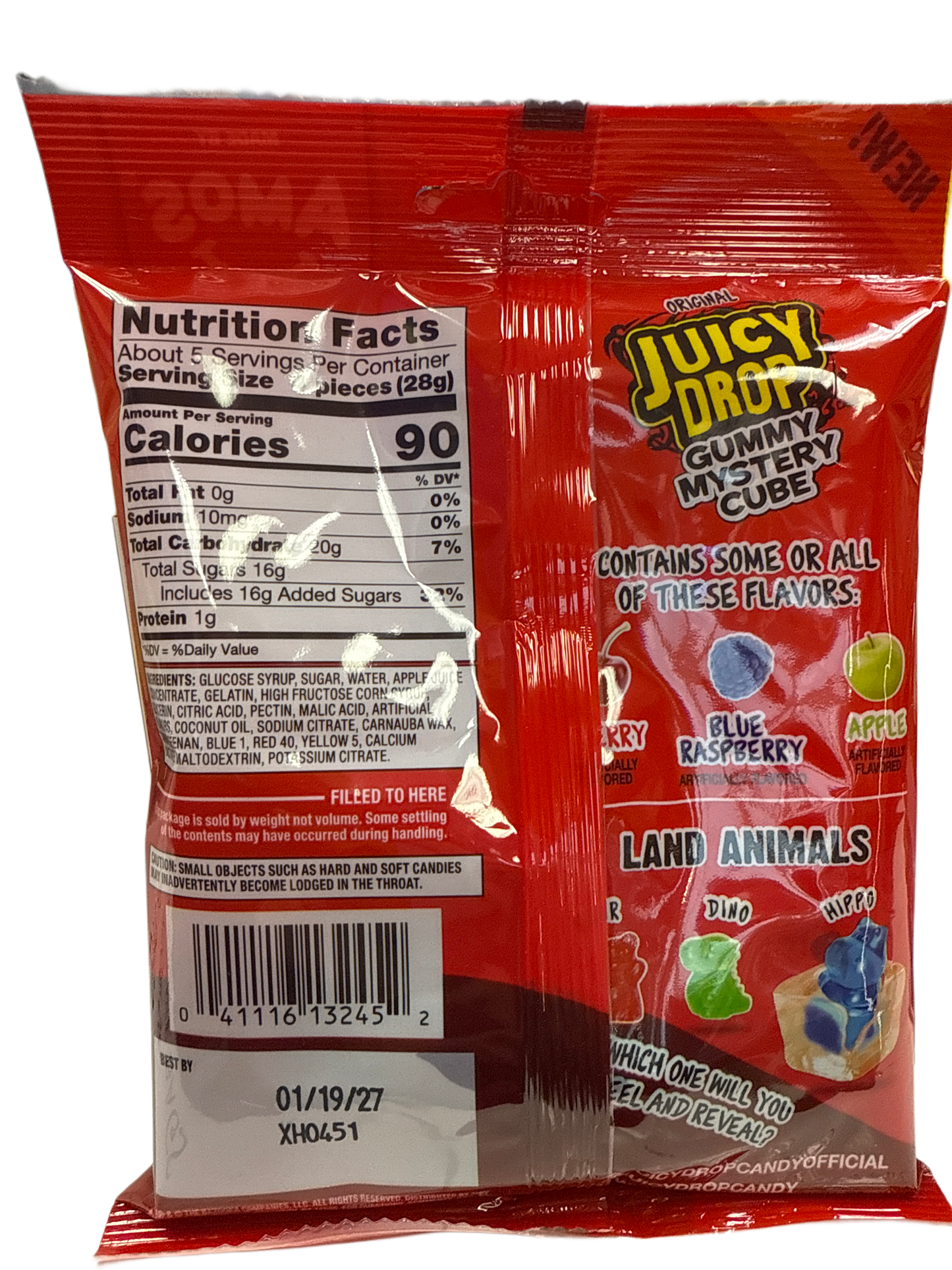 Juicy Drop Gummy Mystery Cube 142G - U.S Edition