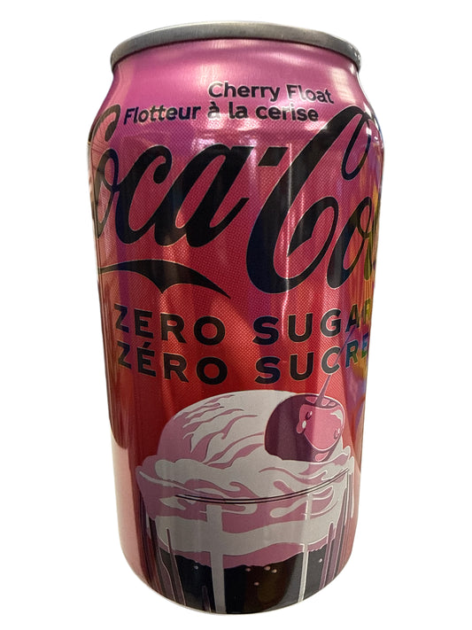 Coca Cola Zero Sugar Cherry Float Can 355ML - Canadian Edition