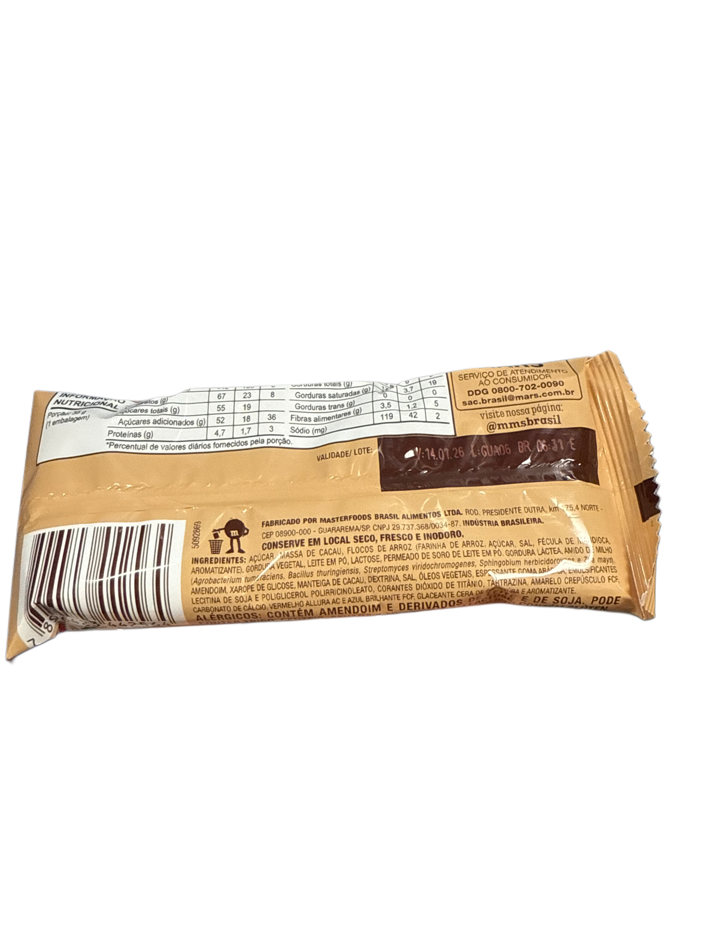 M and M's Limited Edition Popcorn Flavoured Chocolate 35G - Brazilian Edition
