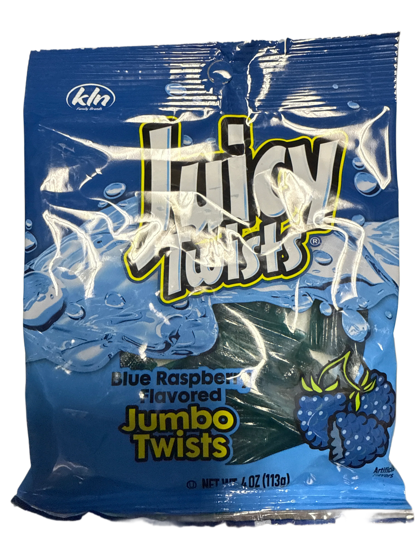 Juicy Twists Blue Raspberry Flavour Candy 113G - U.S Edition