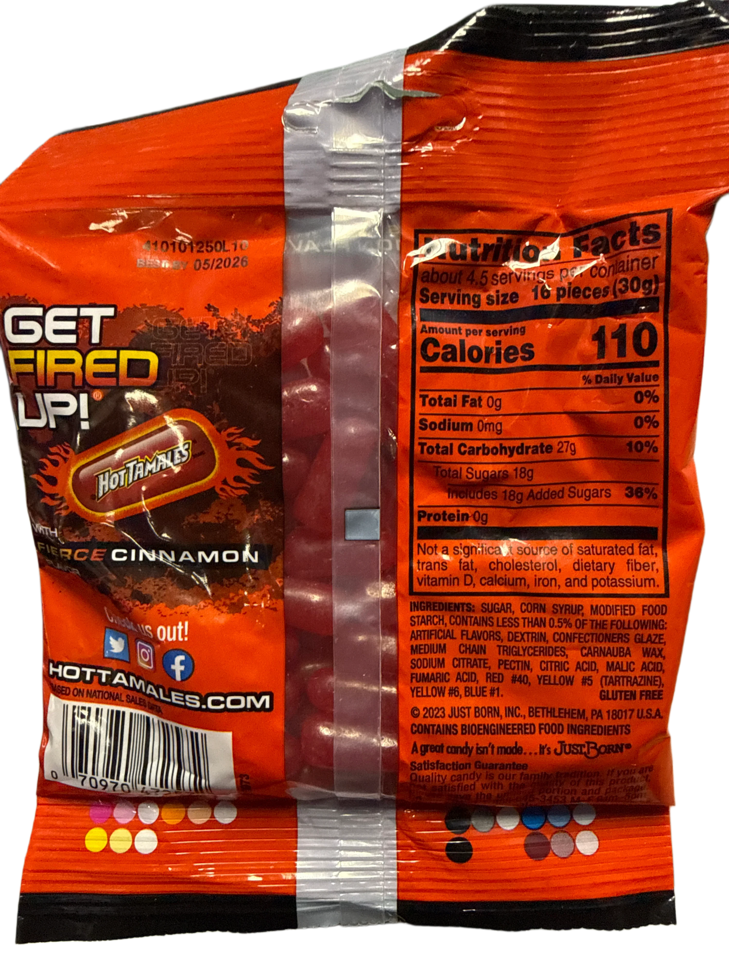 Hot Tamales Stark Kanel Smak 141G - U.S Utgåva