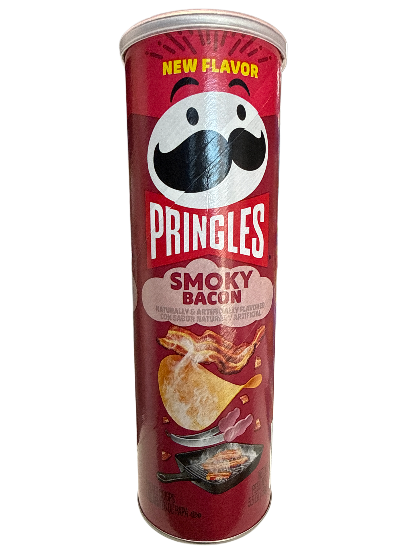 Pringles Smoky Bacon Potato Chips 158G - U.S Edition