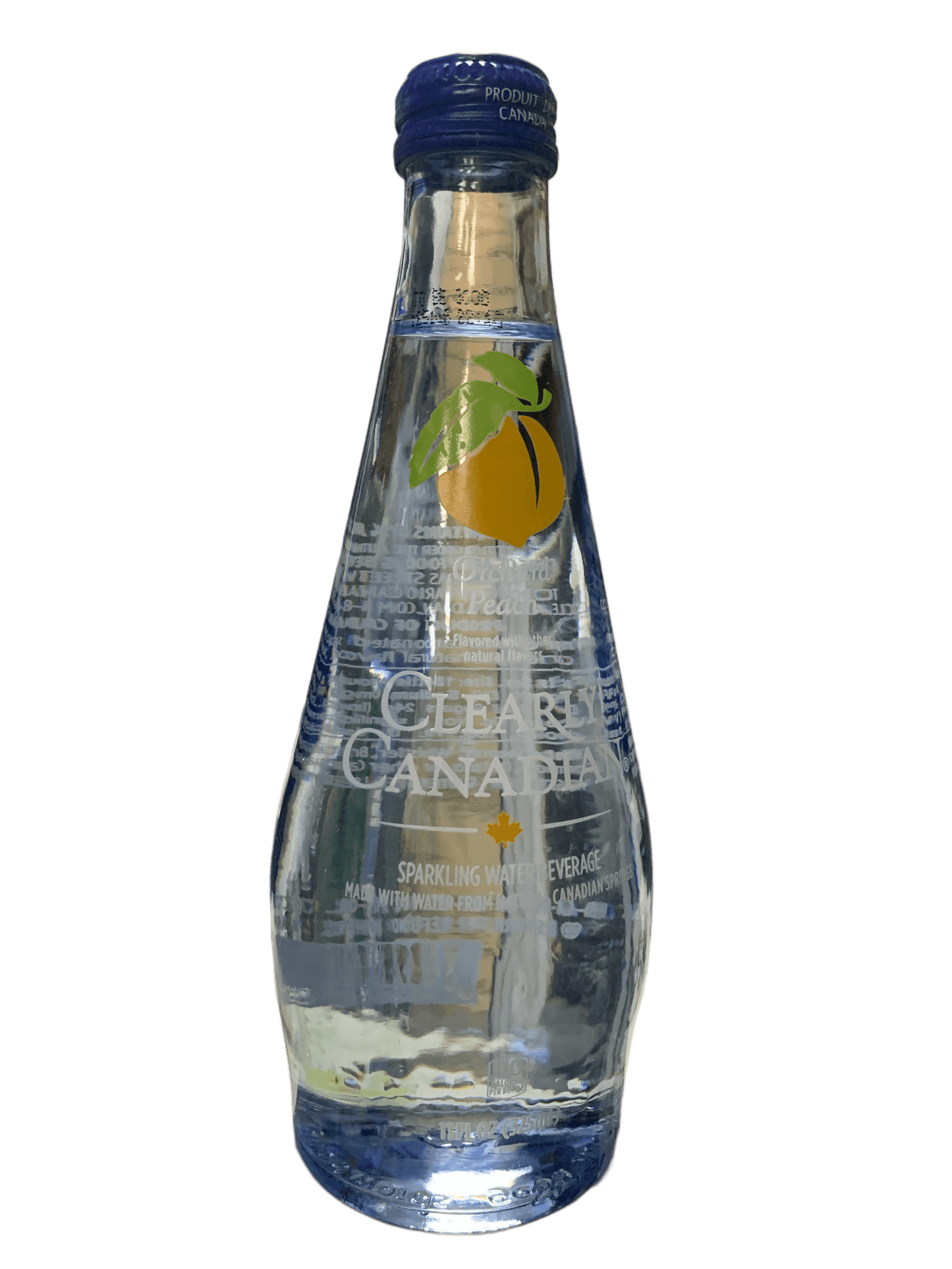 Clearly Canadian Sparkling Orchard Peach Bottle 325ML - Canadian Edition